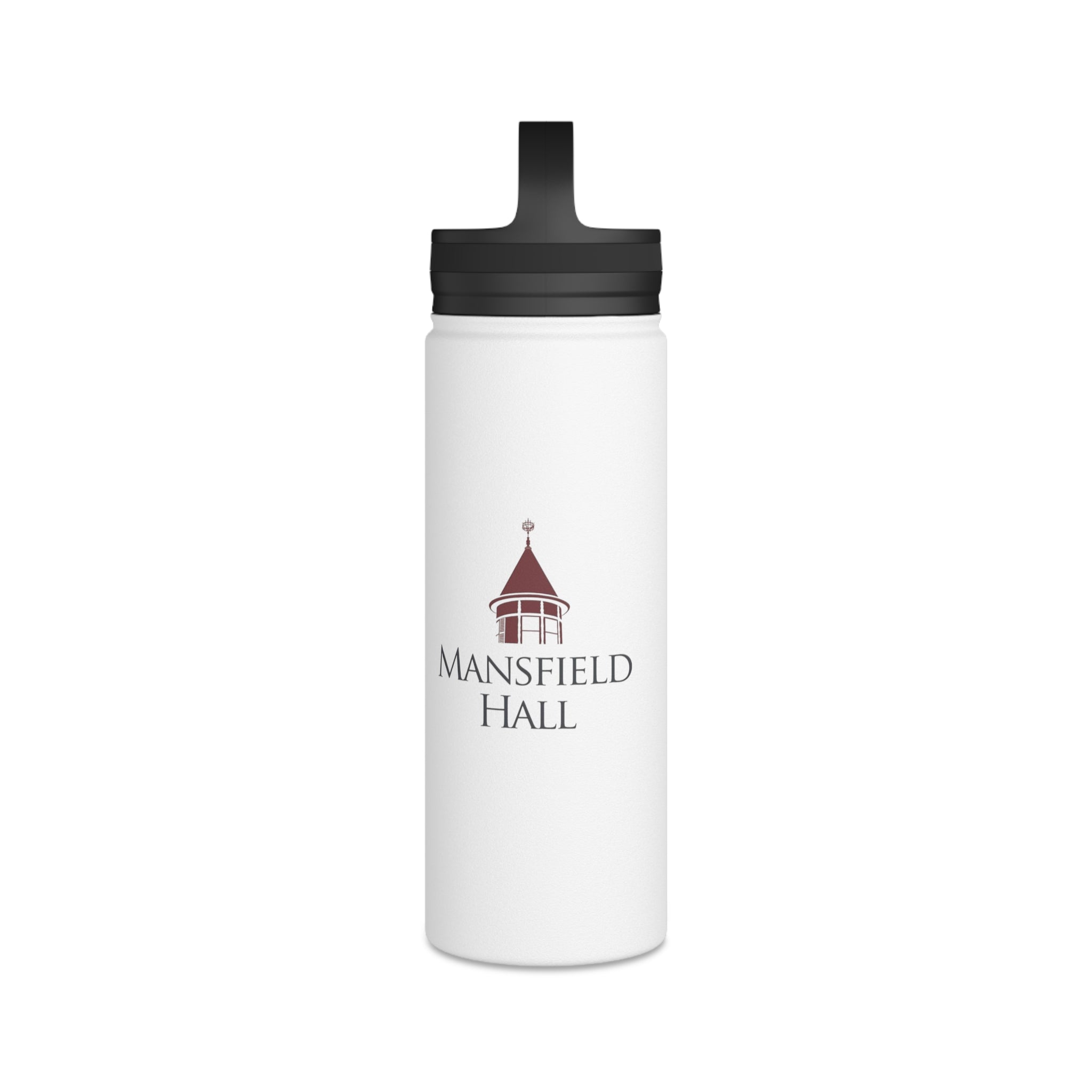 Stainless Steel Water Bottle, Handle Lid - 18oz or 32oz