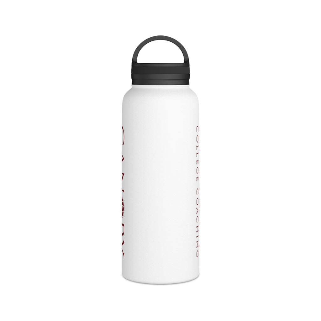 Canopy Stainless Steel Water Bottle, Handle Lid - 18oz or 32oz