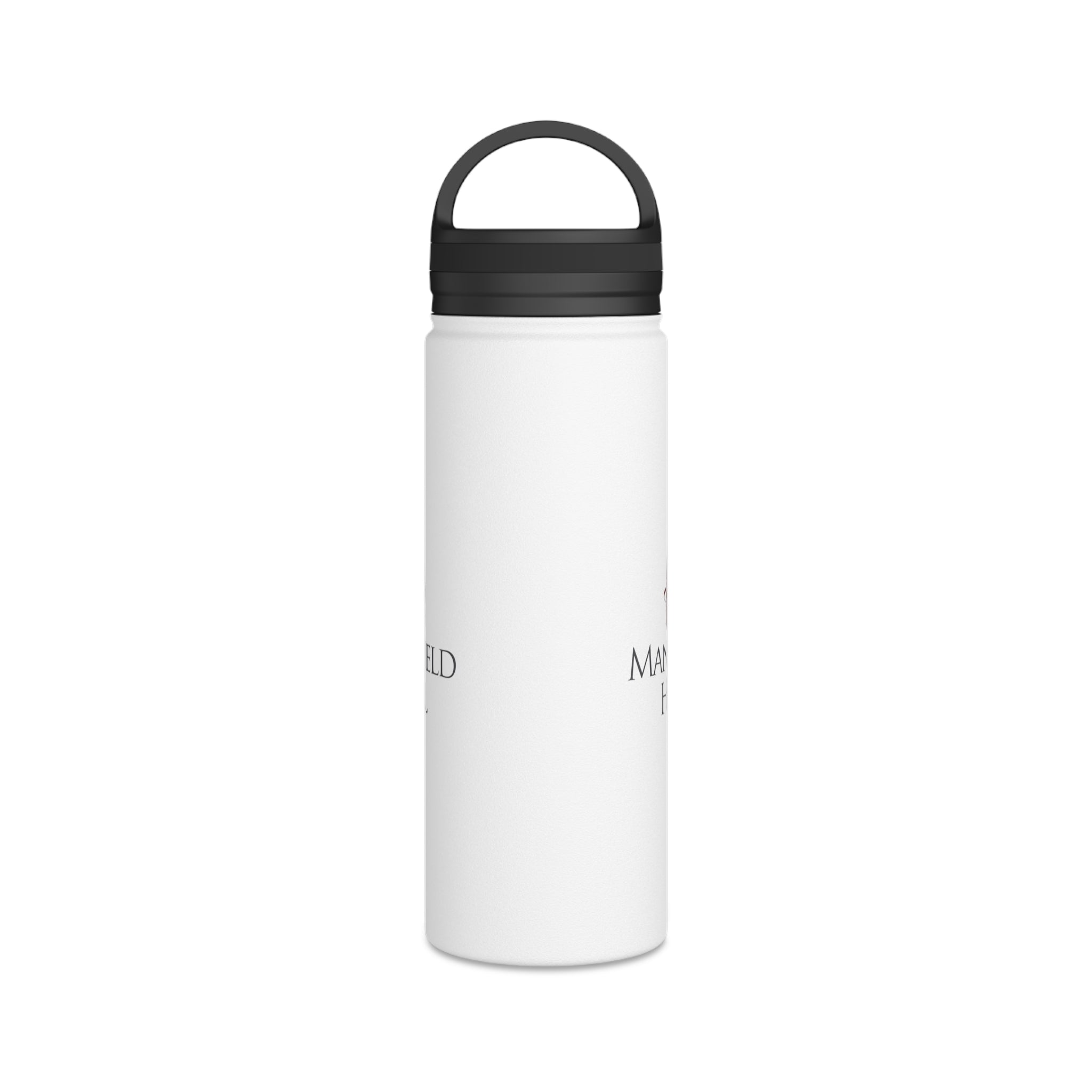 Stainless Steel Water Bottle, Handle Lid - 18oz or 32oz